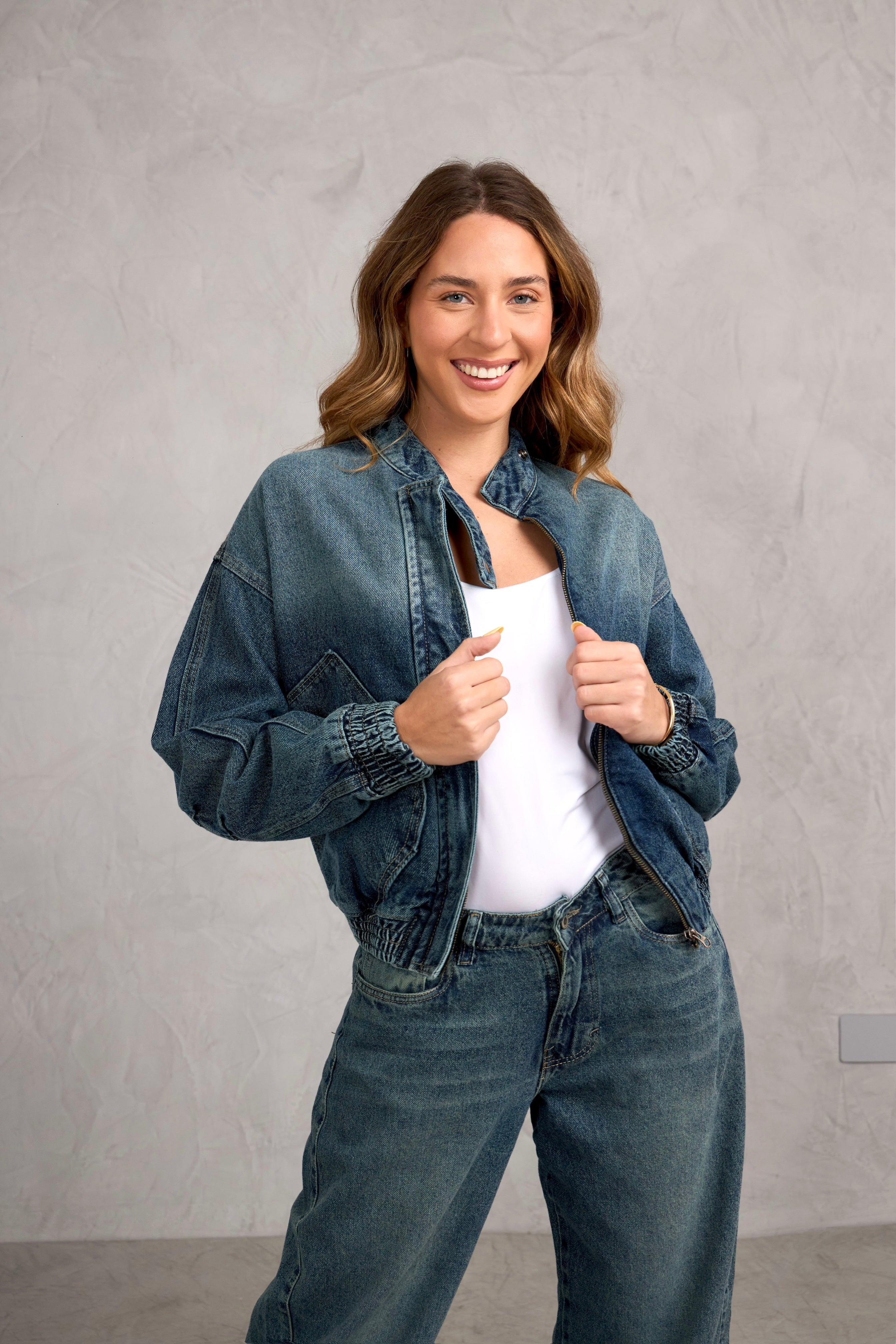 Casaca Denim Naos - Contaminado
