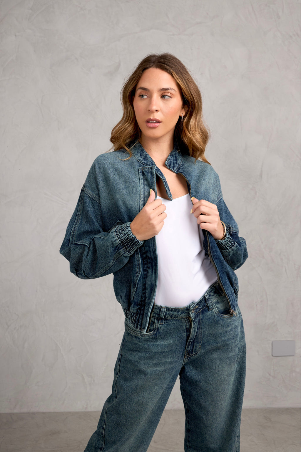 Casaca Denim Naos - Contaminado