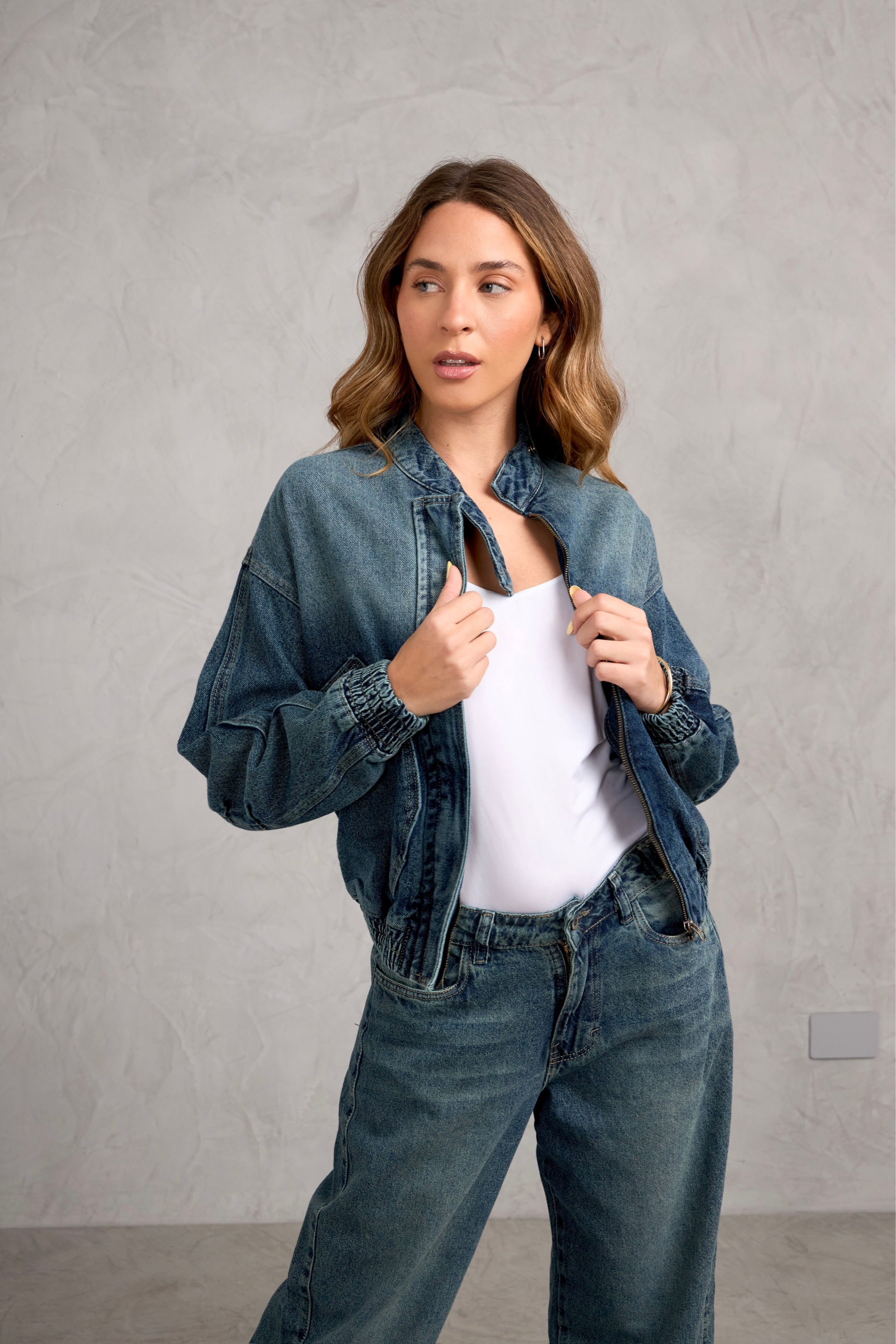 Casaca Denim Naos - Contaminado