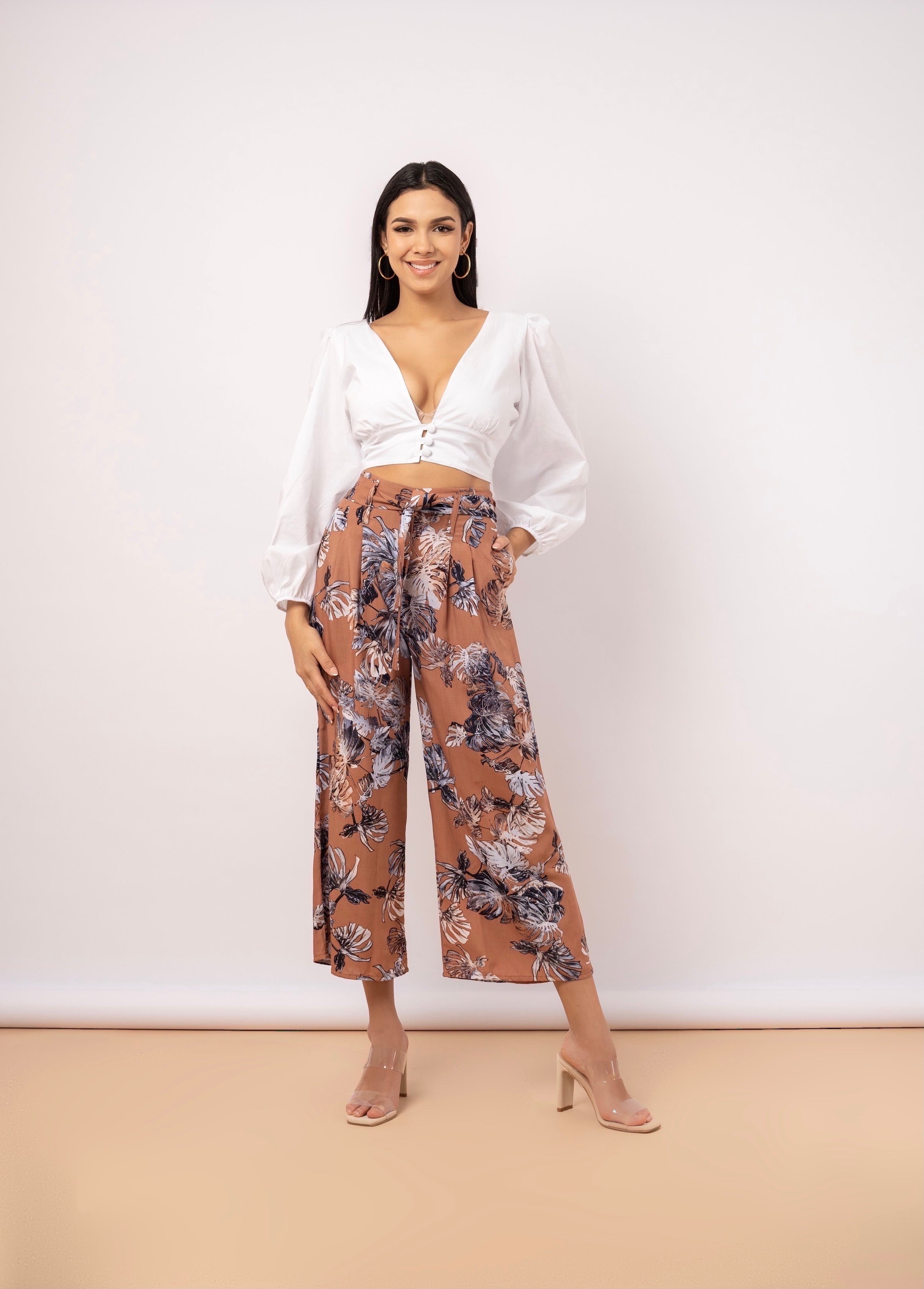 Blusa Camille -Blanco