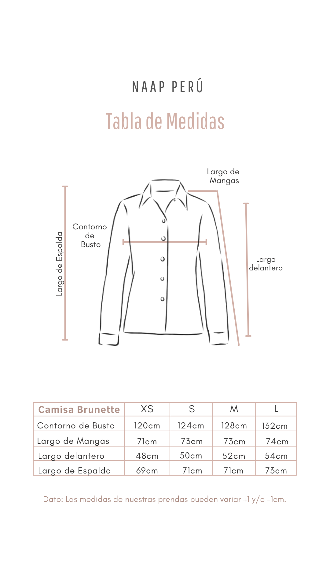 Camisa Brunette