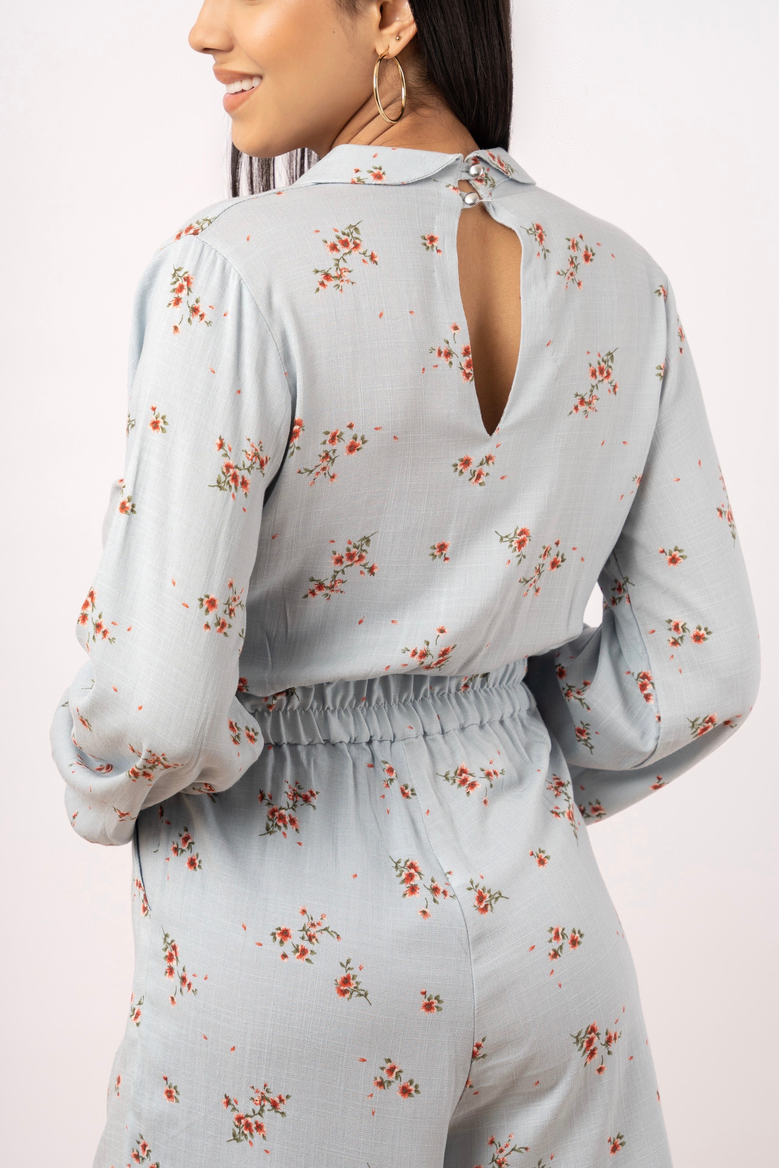 Enterizo Short Celeste