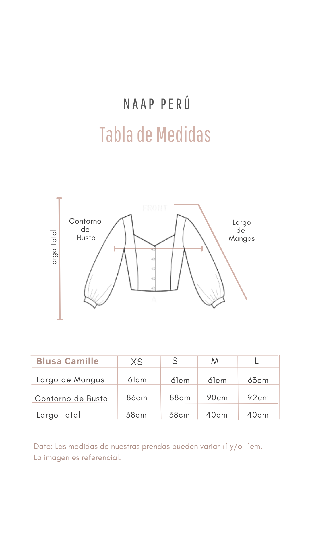 Blusa Camille -Blanco